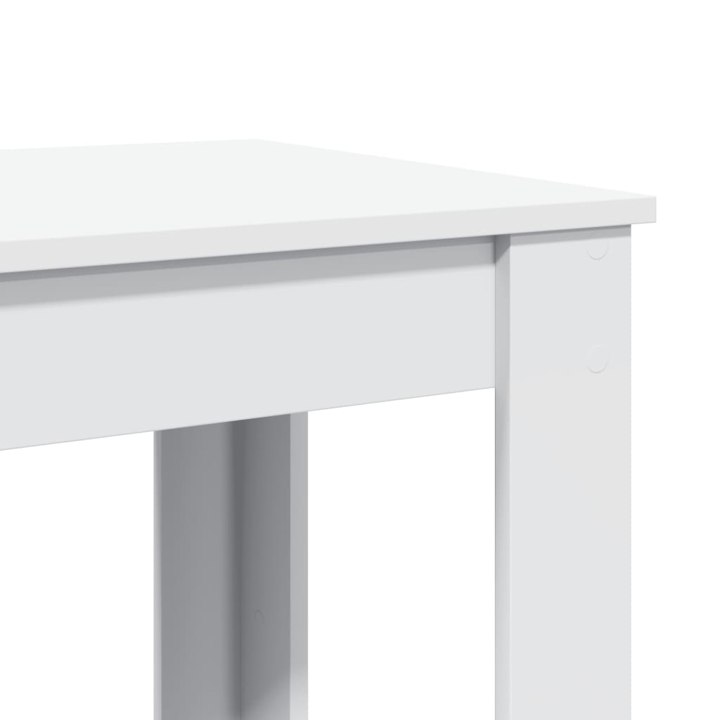Barbord hvit 51x50x103,5 cm konstruert tre - DMF Handel