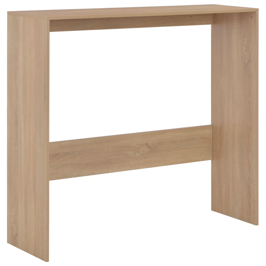 Barbord med 2 bordplater 130x40x120 cm eik - DMF Handel