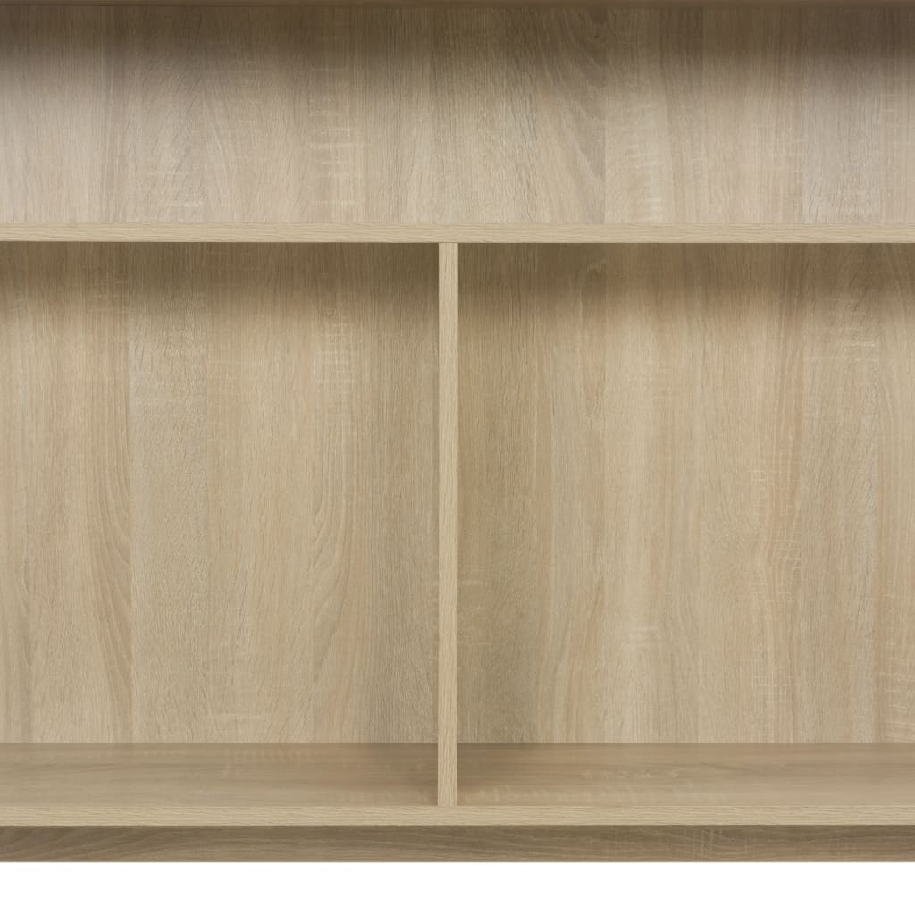 Barbord med 2 bordplater 130x40x120 cm eik - DMF Handel
