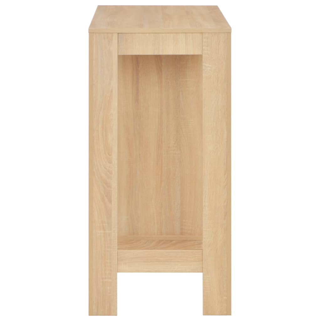 Barbord med hylle eik 110x50x103 cm - DMF Handel