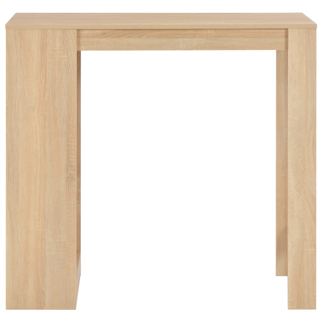 Barbord med hylle eik 110x50x103 cm - DMF Handel