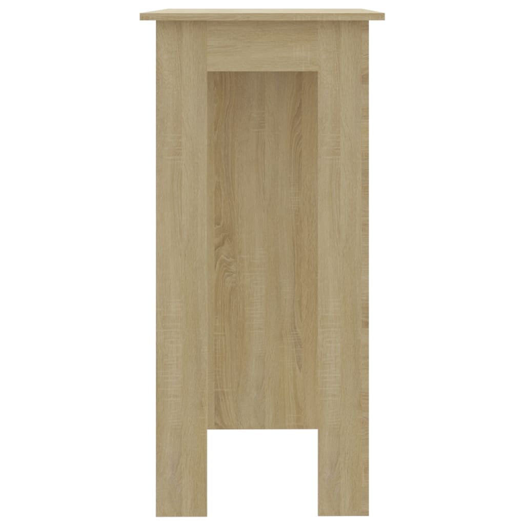 Barbord med hylle sonoma eik 102x50x103,5 cm konstruert tre - DMF Handel