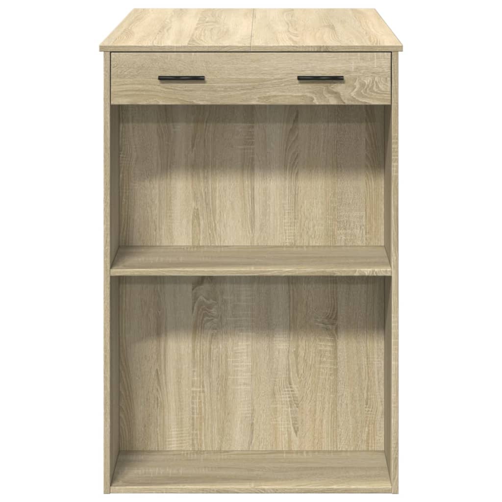 Barbord sonoma eik 102x70x103,5 cm konstruert tre - DMF Handel