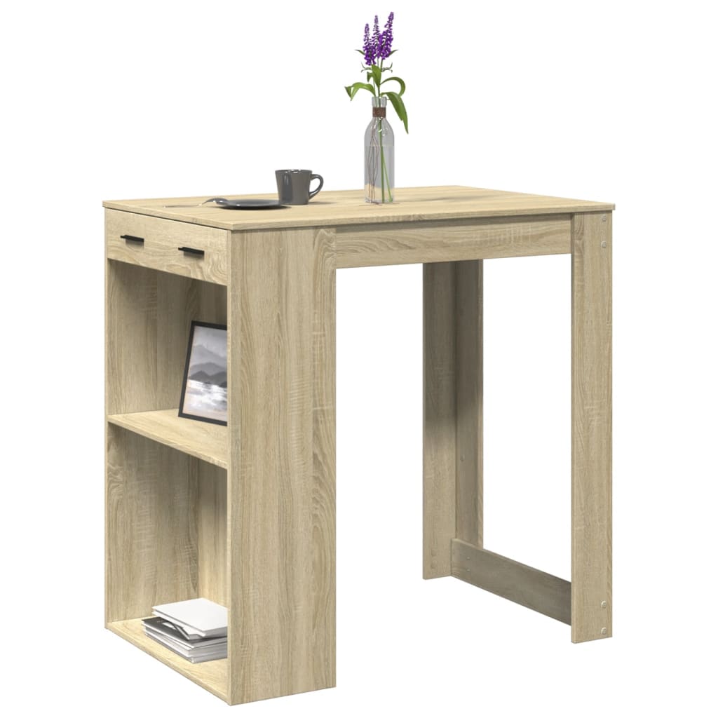 Barbord sonoma eik 102x70x103,5 cm konstruert tre - DMF Handel