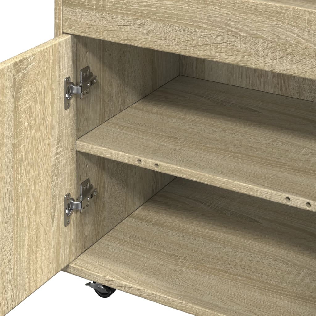 Bartralle sonoma eik 60x39,5x89 cm konstruert tre - DMF Handel