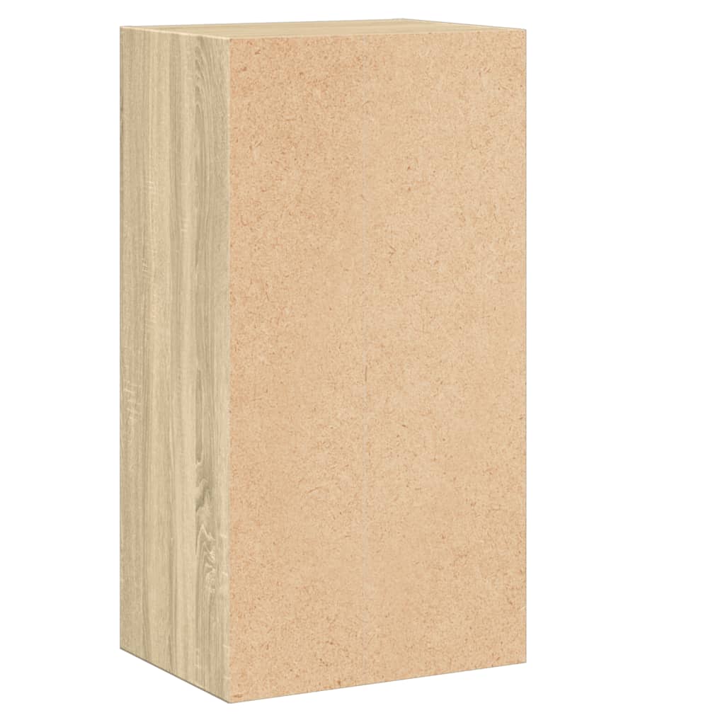 Bokhylle 2 nivåer sonoma eik 40x30x76,5 cm konstruert tre - DMF Handel