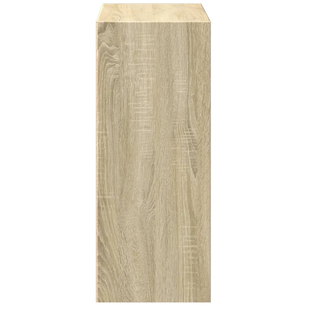 Bokhylle 2 nivåer sonoma eik 40x30x76,5 cm konstruert tre - DMF Handel