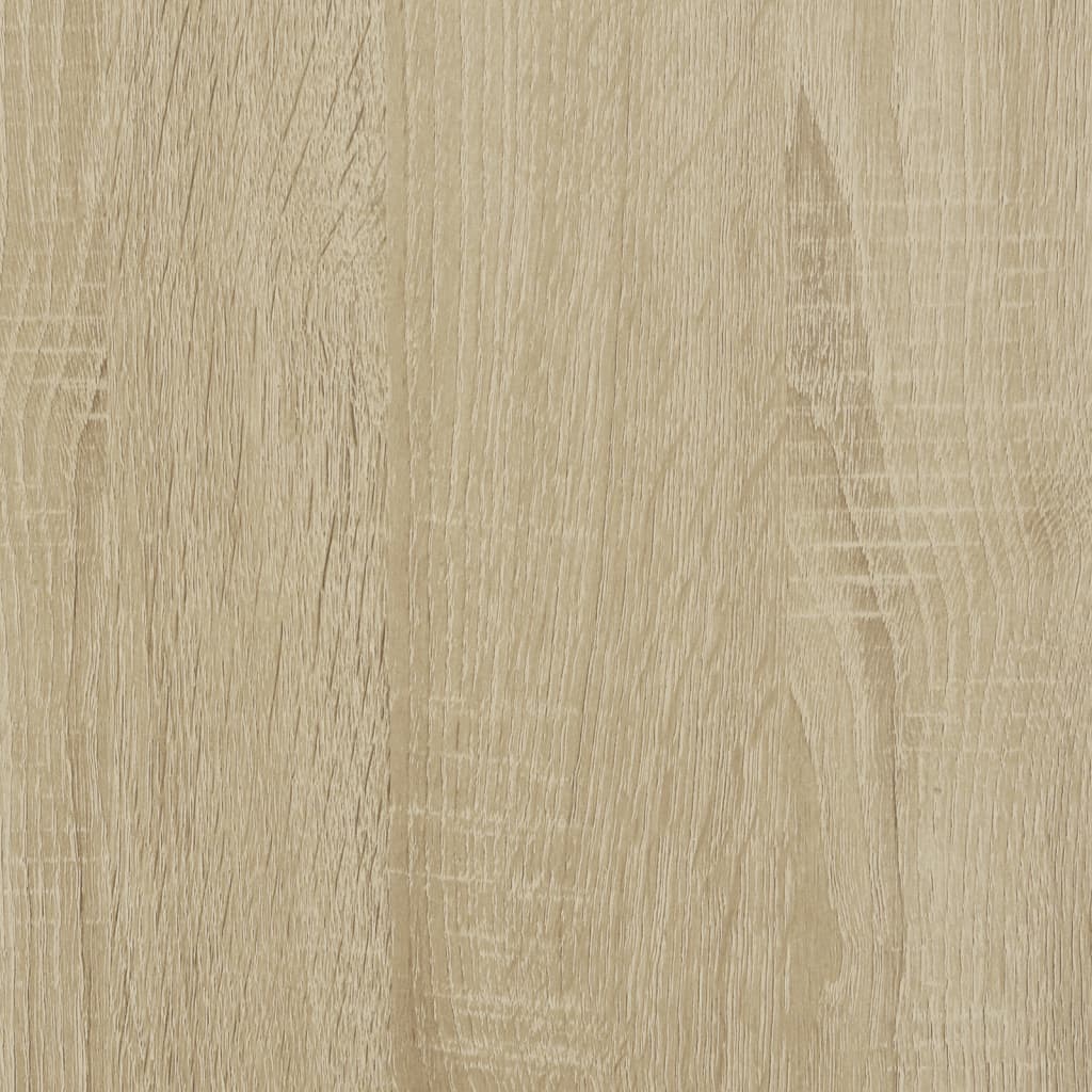 Bokhylle 3 etasjer sonoma eik 137,5x29x103,5 cm konstruert tre - DMF Handel
