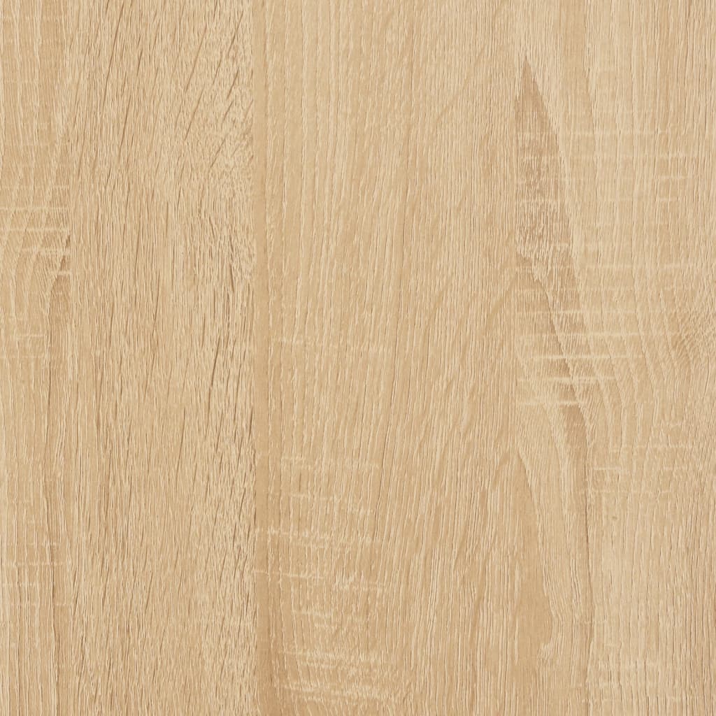 Bokhylle 3 etasjer sonoma eik 76x32x88 cm konstruert tre - DMF Handel