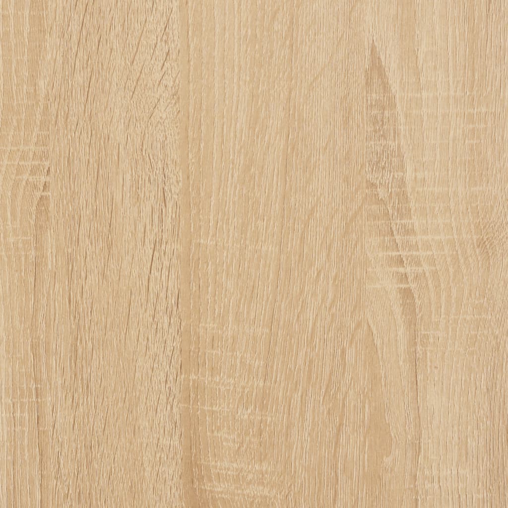 Bokhylle 3 etasjer sonoma eik 80x30x86 cm konstruert tre - DMF Handel