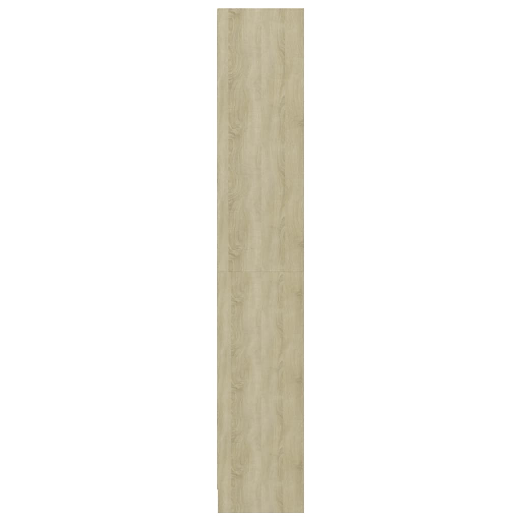 Bokhylle 4 nivå sonoma eik 40x24x142 cm konstruert tre - DMF Handel