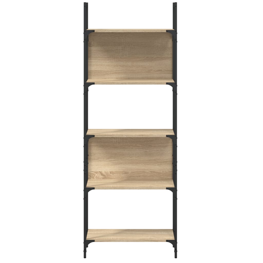 Bokhylle 5 etasjer sonoma eik 60,5x24x166,5 cm konstruert tre - DMF Handel