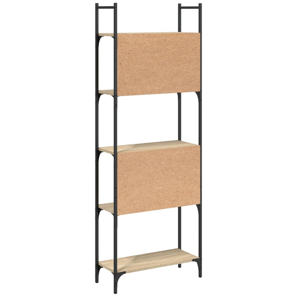Bokhylle 5 etasjer sonoma eik 60,5x24x166,5 cm konstruert tre - DMF Handel