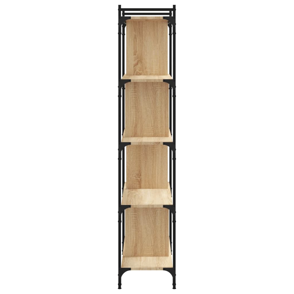 Bokhylle 5 etasjer sonoma eik 76x32x158 cm konstruert tre - DMF Handel