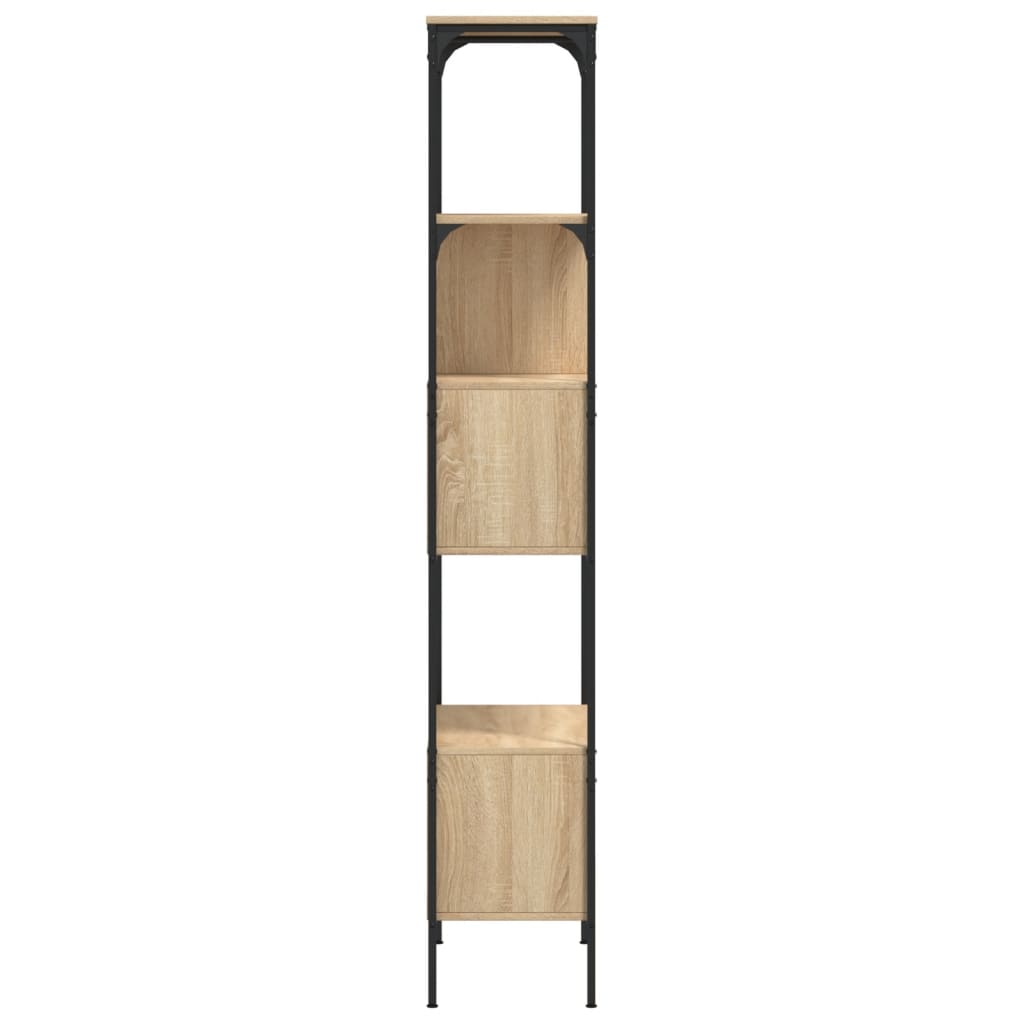 Bokhylle 5 etasjer sonoma eik 76x33x188,5 cm konstruert tre - DMF Handel