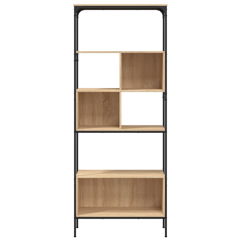 Bokhylle 5 etasjer sonoma eik 76x33x188,5 cm konstruert tre - DMF Handel