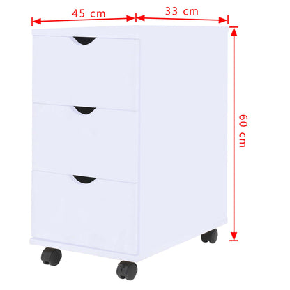 Kommode 33x45x60 cm hvit