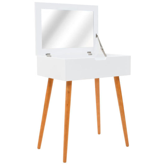 Sminkebord med speil MDF 60x40x75 cm
