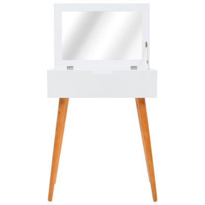 Sminkebord med speil MDF 60x40x75 cm