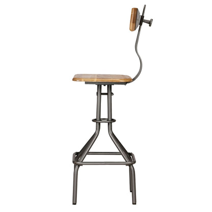 Barstoler 2 stk gjenvunnet heltre teak