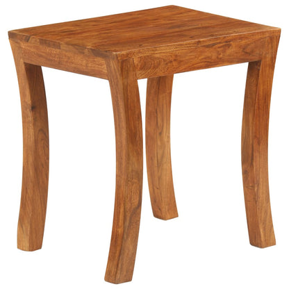 Stablebordsett 3 deler heltre akasie 50x35x50 cm brun