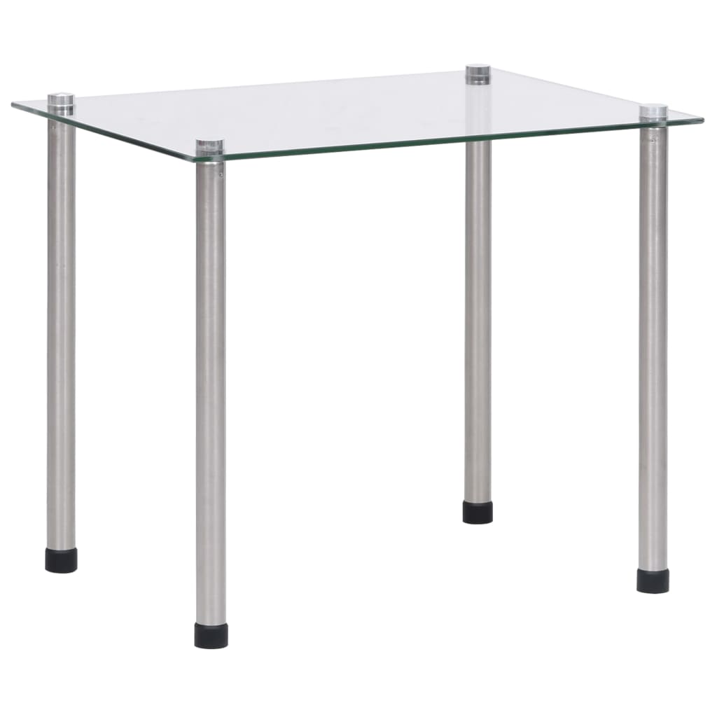 Stablebord 3 stk gjennomsiktig herdet glass
