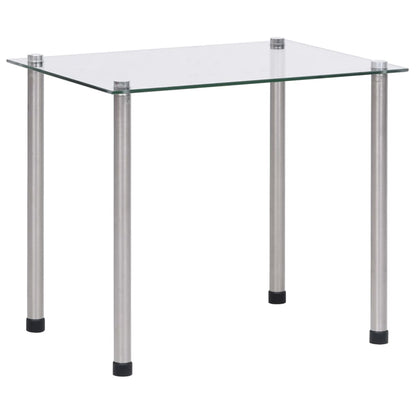 Stablebord 3 stk gjennomsiktig herdet glass