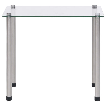 Stablebord 3 stk gjennomsiktig herdet glass
