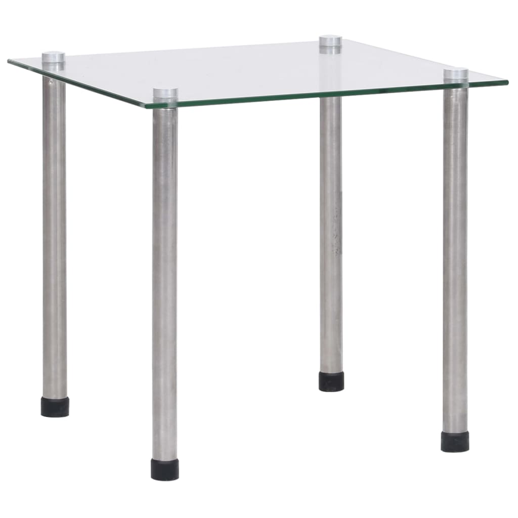 Stablebord 3 stk gjennomsiktig herdet glass