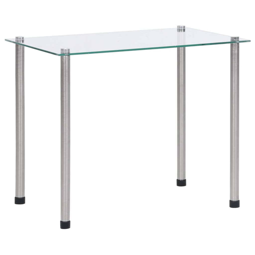 Stablebord 3 stk gjennomsiktig herdet glass