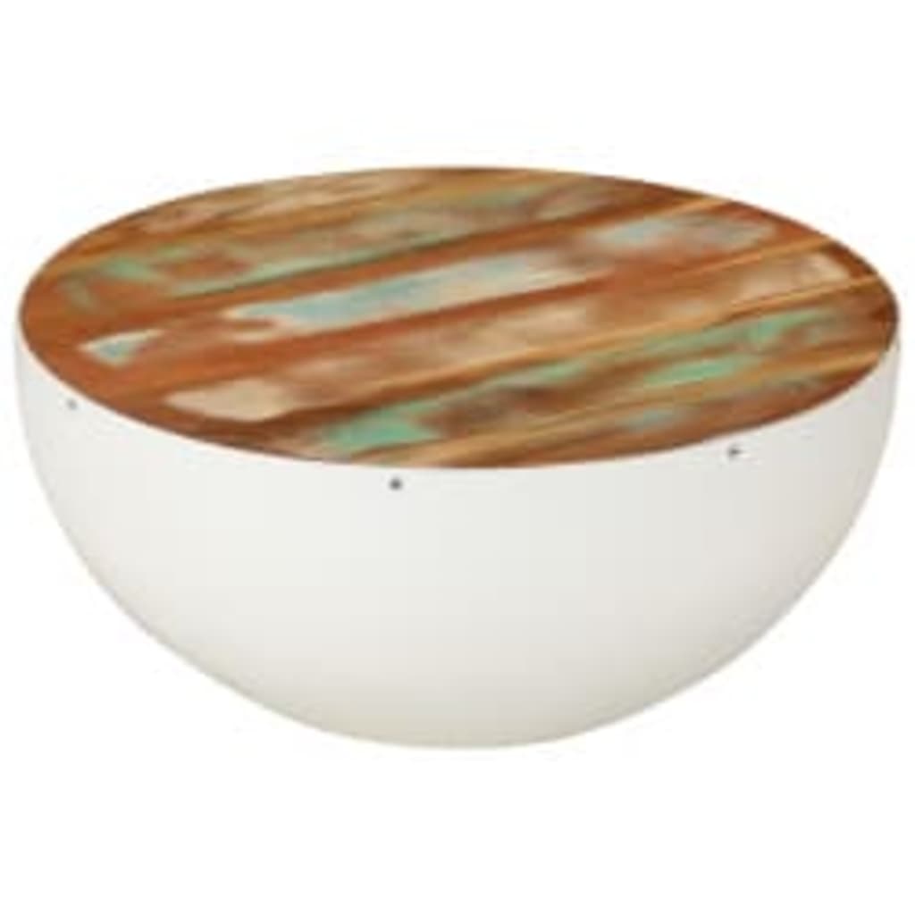 Bolleformede salongbord 2 stk gjenvunnet heltre