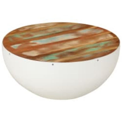 Bolleformede salongbord 2 stk gjenvunnet heltre
