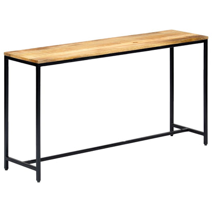 Konsollbord 140x35x76 cm grov heltre mango