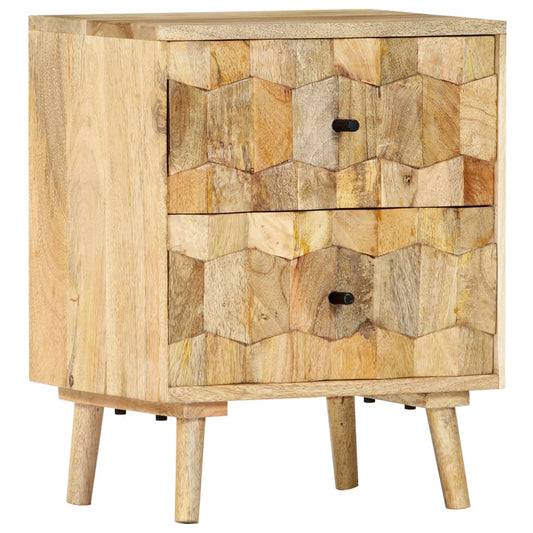 Nattbord 40x30x50 cm heltre mango