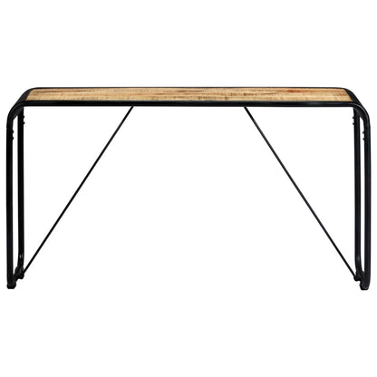 Konsollbord 140x35x76 cm grov heltre mango