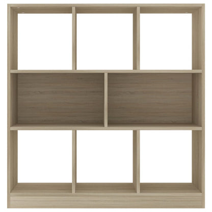 Bokhylle sonoma eik 97,5x29,5x100 cm konstruert tre