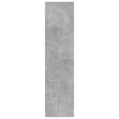 Garderobe betonggrå 50x50x200 cm konstruert tre