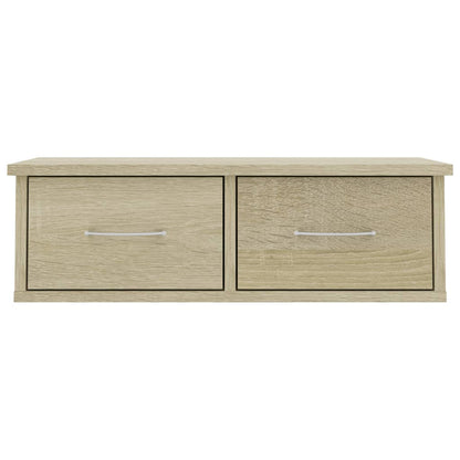 Veggskuff sonoma eik 60x26x18,5 cm konstruert tre