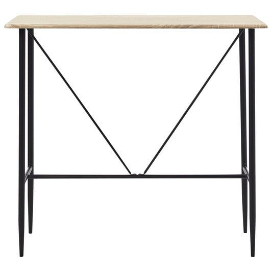 Barbord eik 120x60x110 cm MDF