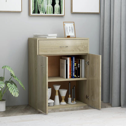 Skjenk sonoma eik 60x30x75 cm konstruert tre