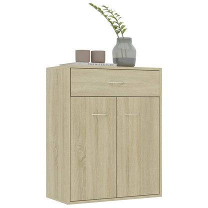 Skjenk sonoma eik 60x30x75 cm konstruert tre