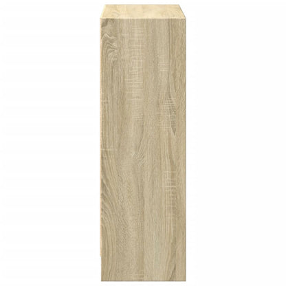 Bokhylle sonoma eik 40x24x75 cm konstruert tre