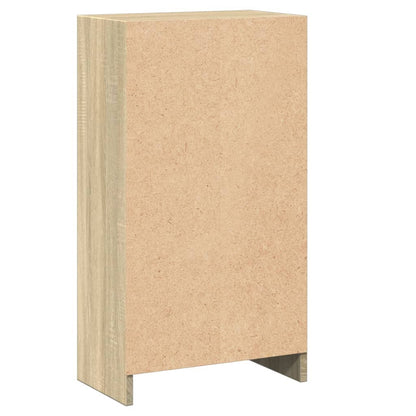 Bokhylle sonoma eik 40x24x75 cm konstruert tre
