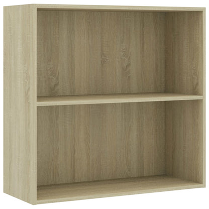 Bokhylle sonoma eik 80x30x76,5 cm konstruert tre
