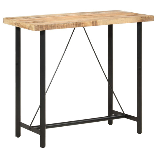 Barbord 120x58x107 cm grov heltre mango