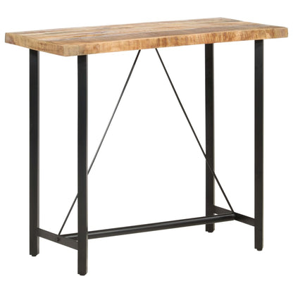 Barbord 120x58x107 cm grov heltre mango