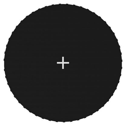 Hoppematte stoff svart for 3,05 m rund trampoline