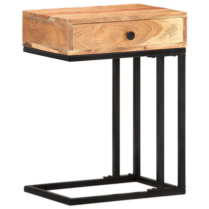 U-formet sidebord 45x30x61 cm heltre akasie