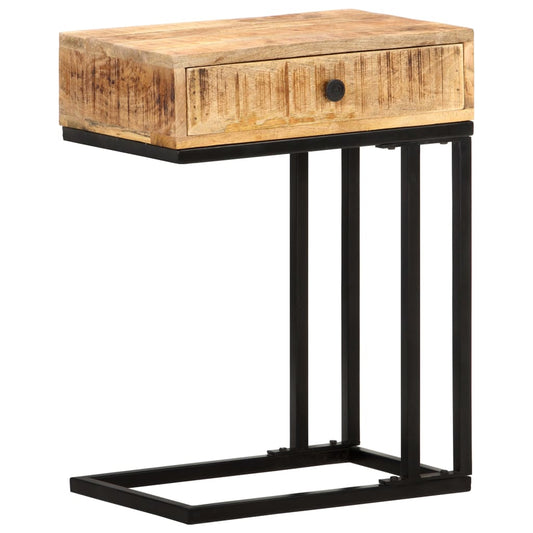 U-formet sidebord 45x30x61 cm heltre mango