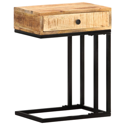 U-formet sidebord 45x30x61 cm heltre mango